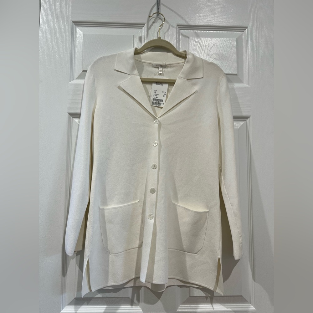 ESCADA Strick jacke knit cardigan Size 34 Made In Italy
